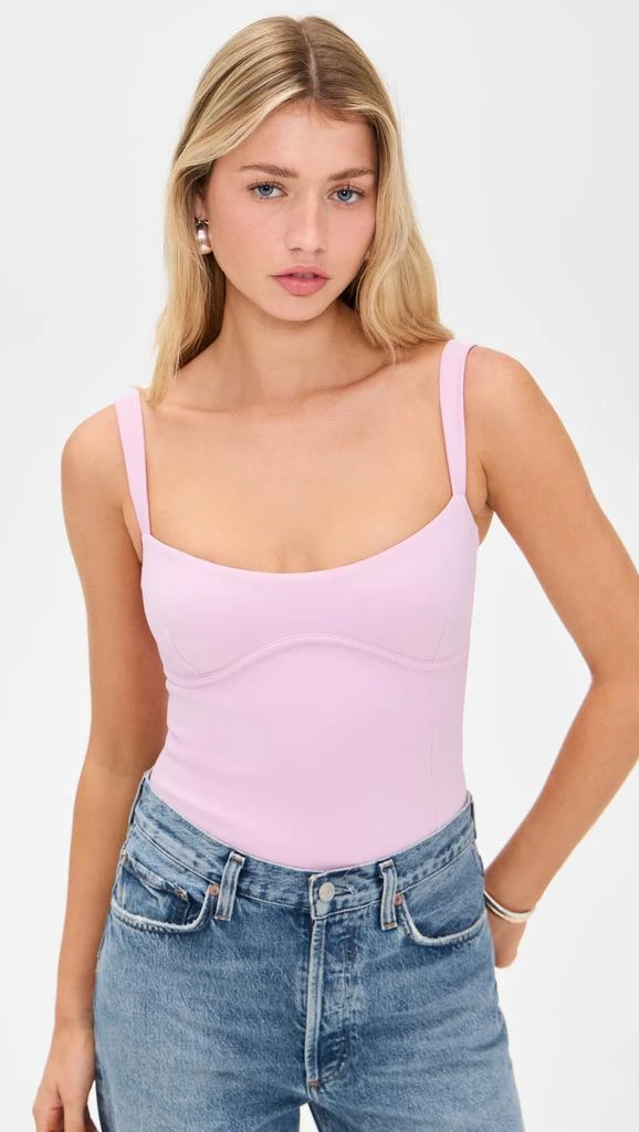 Good American Scuba Sweetheart Tank Thong Bodysuit 1