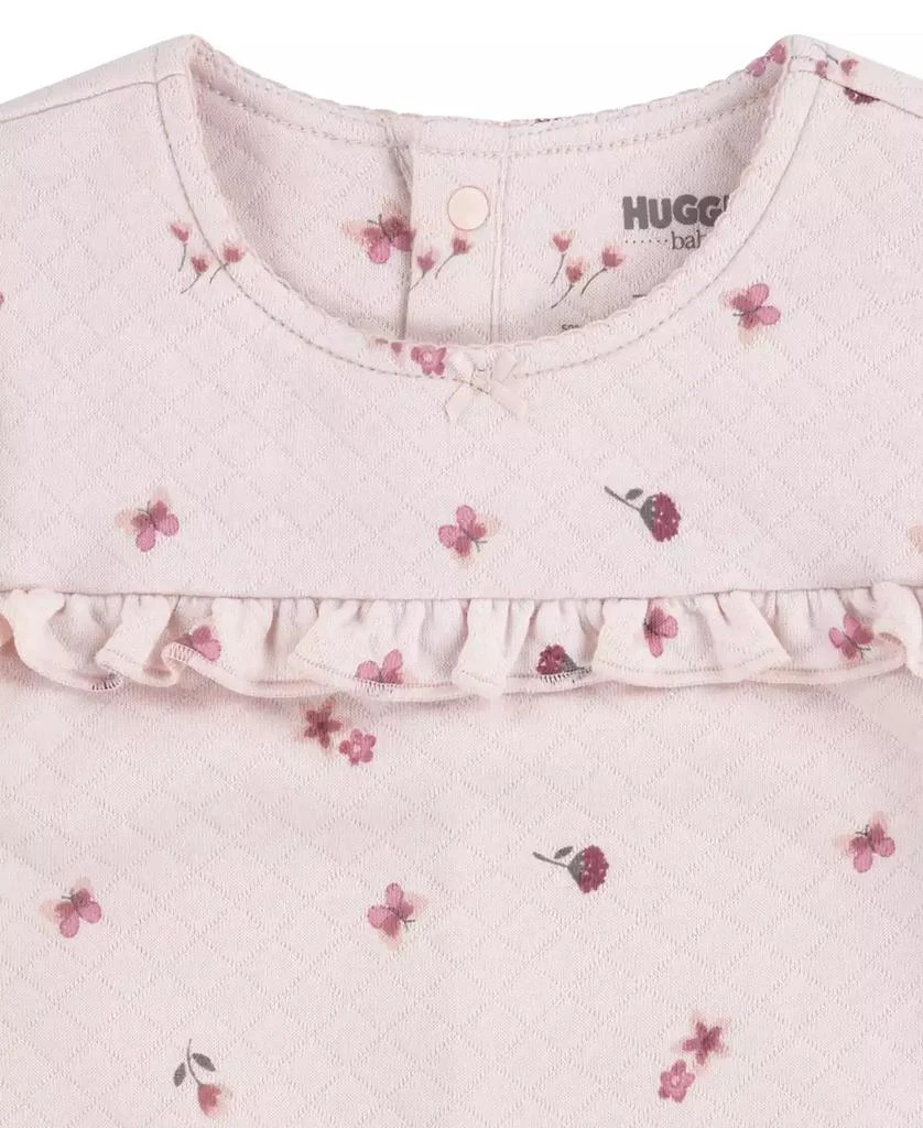 Huggies Baby Girls Quilted Coverall and Headband 2-Piece Set 3