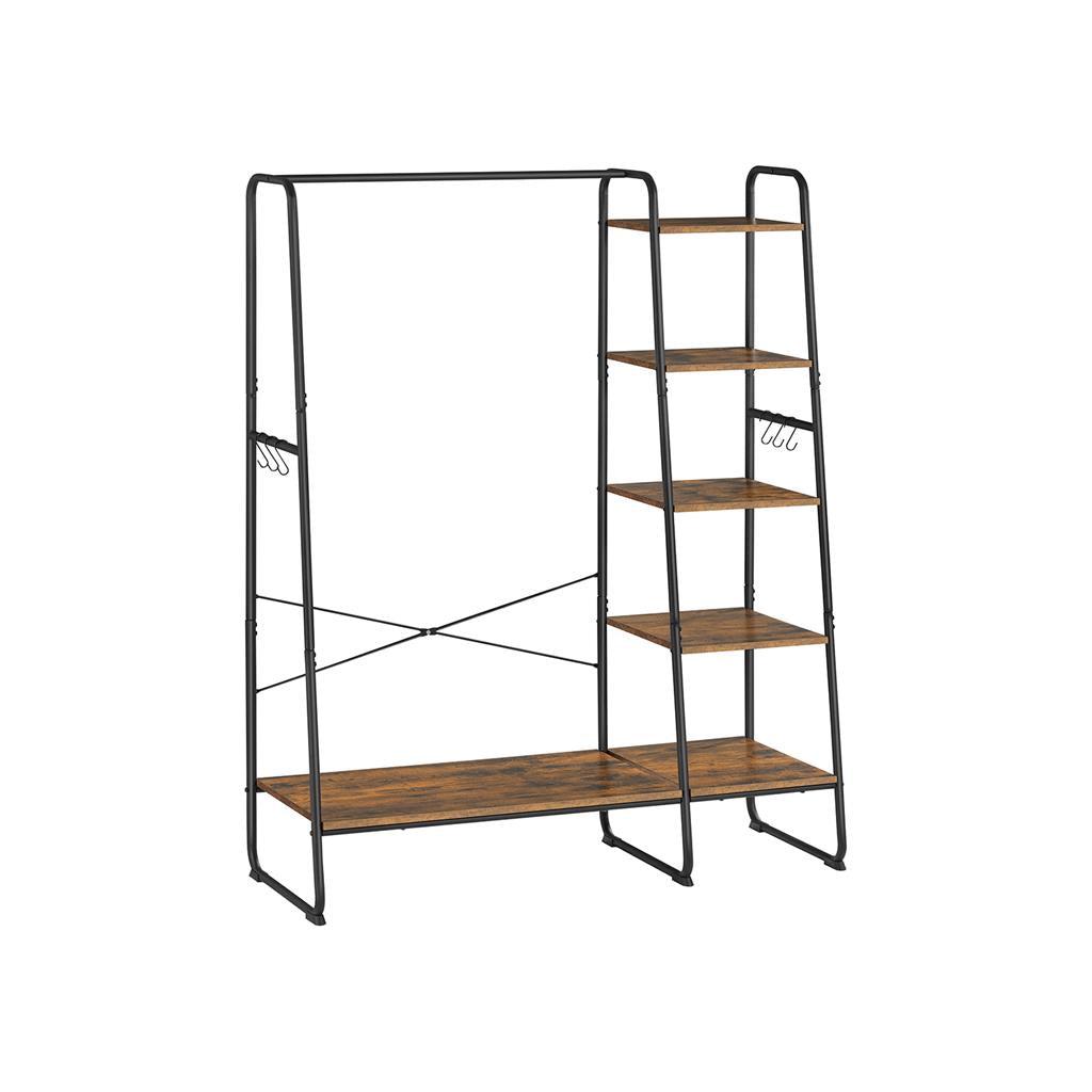 BreeBe Clothing Rack with Shoe Shelf