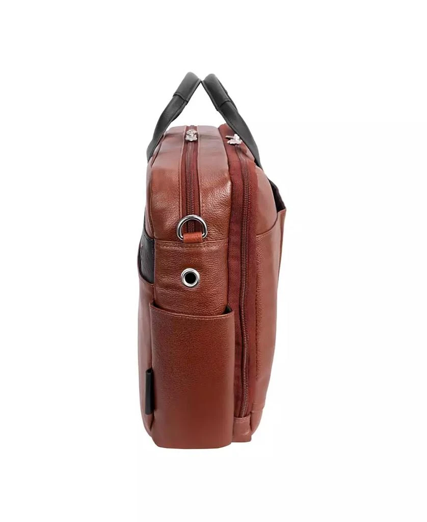 McKlein Southport 17" Dual-Compartment Laptop Tablet Briefcase 9