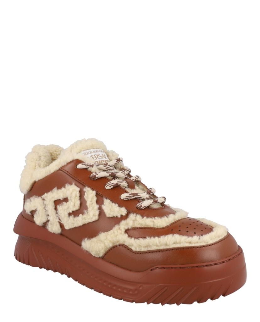 Versace Odissea Shearling Sneakers - Casual Shoes - Save $75