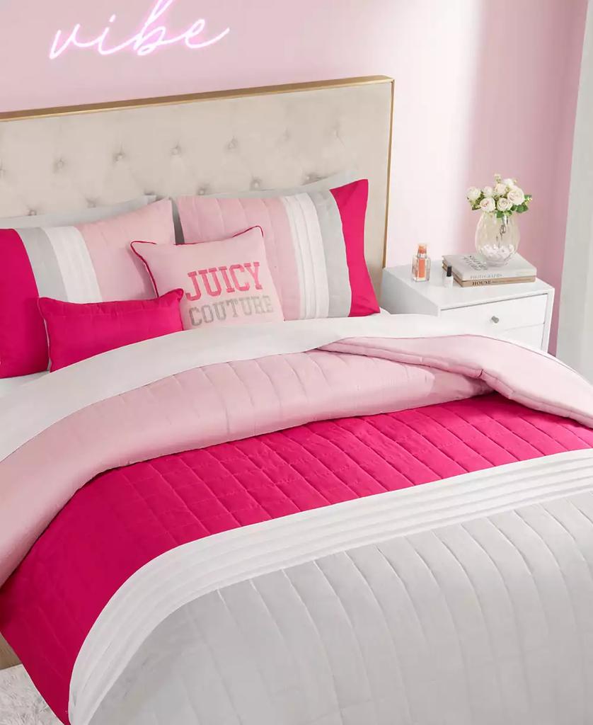 Juicy Couture Block Stripe 5-Pc. Comforter Set