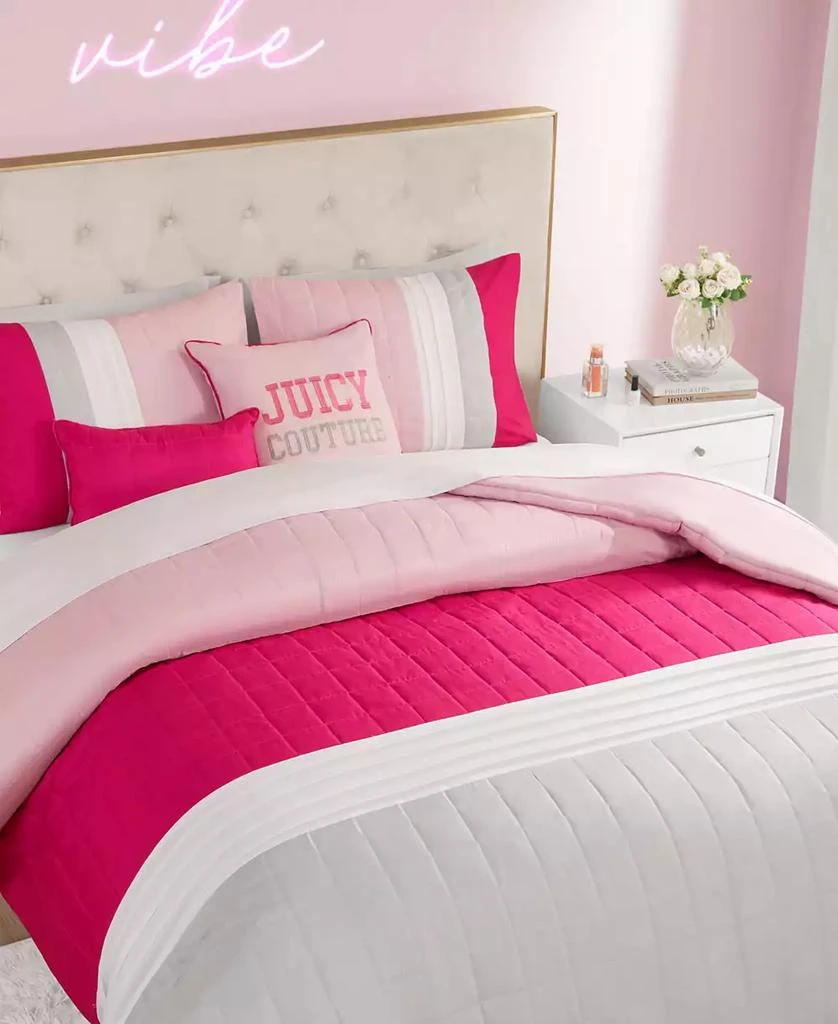 Juicy Couture Block Stripe 5-Pc. Comforter Set 2
