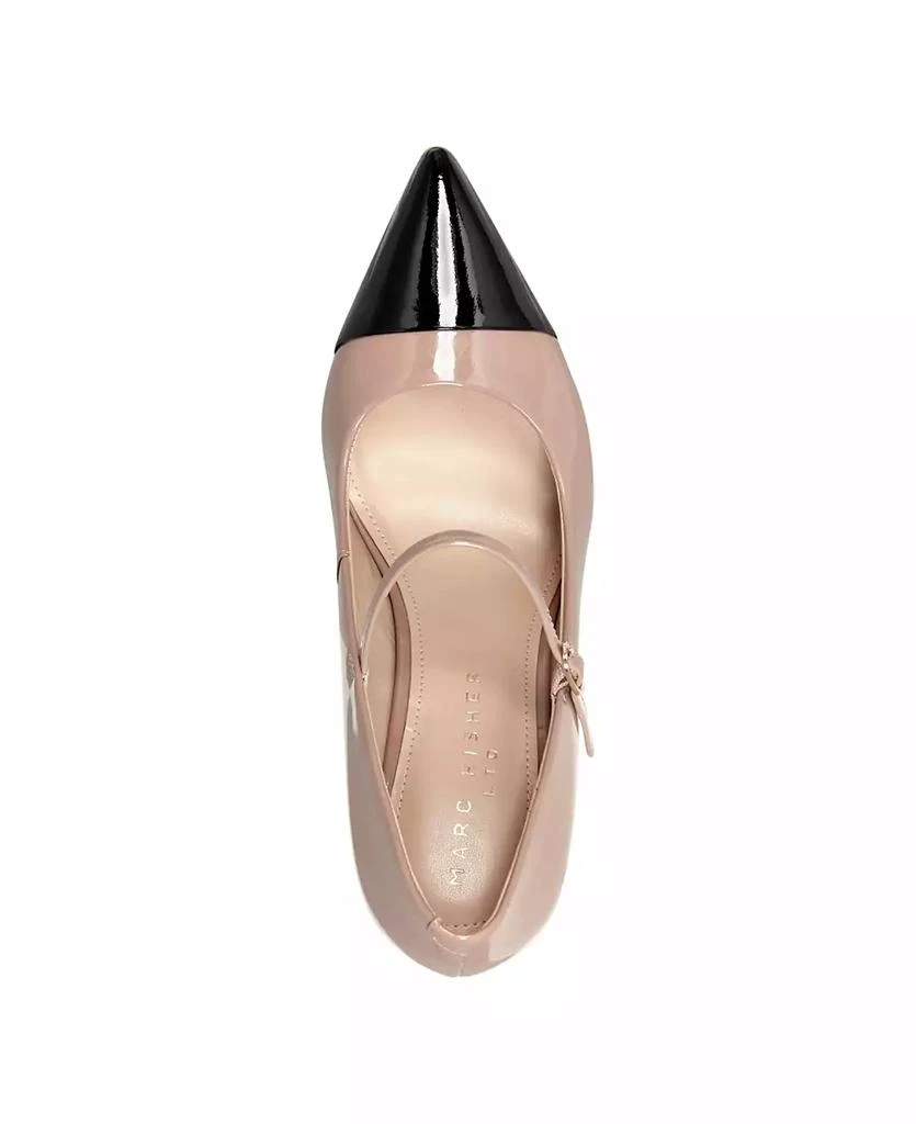 Marc Fisher Women's Anellie Pointy Toe Block Heel Dress Pumps 4