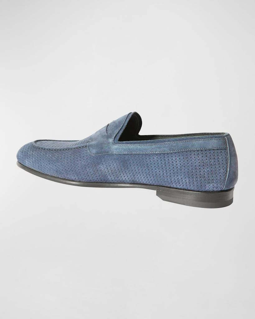 Jo Ghost Men's Suede Penny Loafers 3