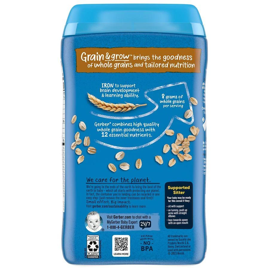 Gerber 1st Foods Grain and Grow Oatmeal 2