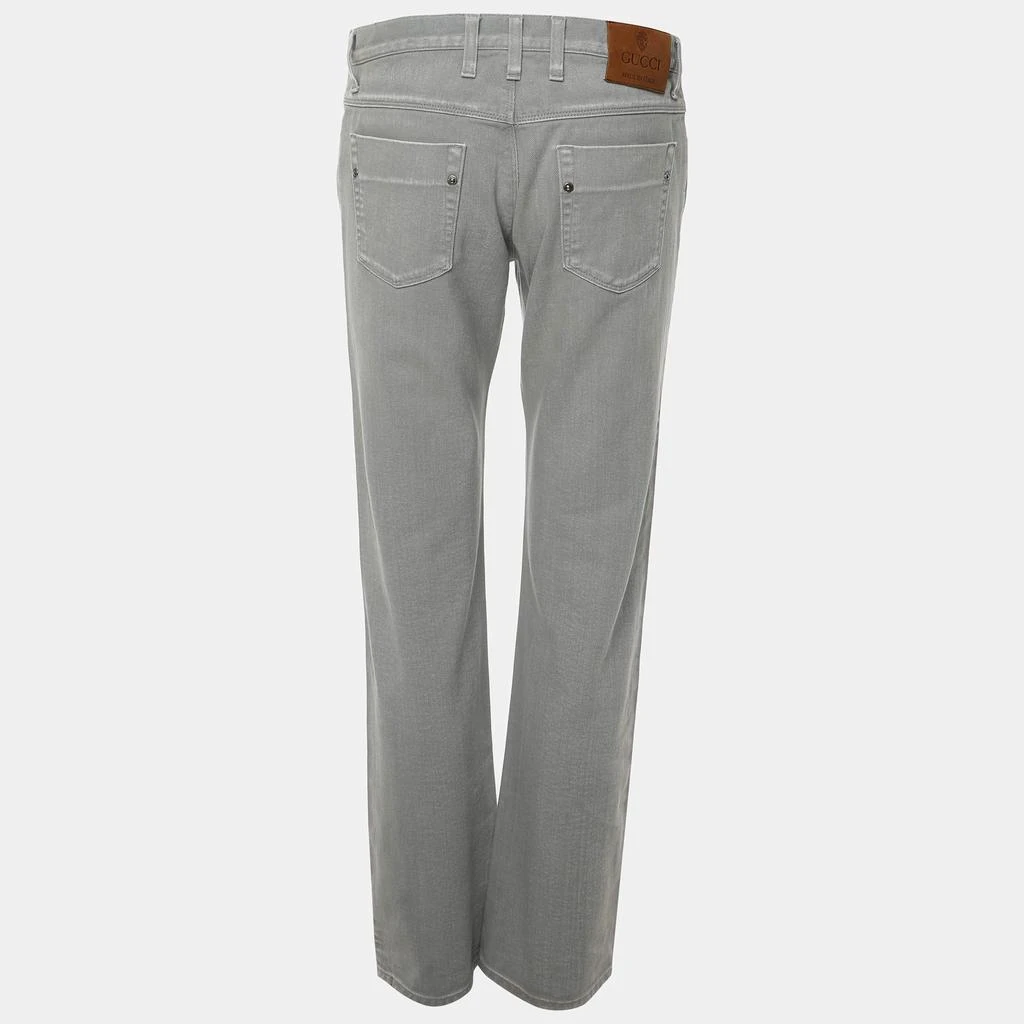 Gucci Gucci Grey Denim Regular Fit Jeans M 2