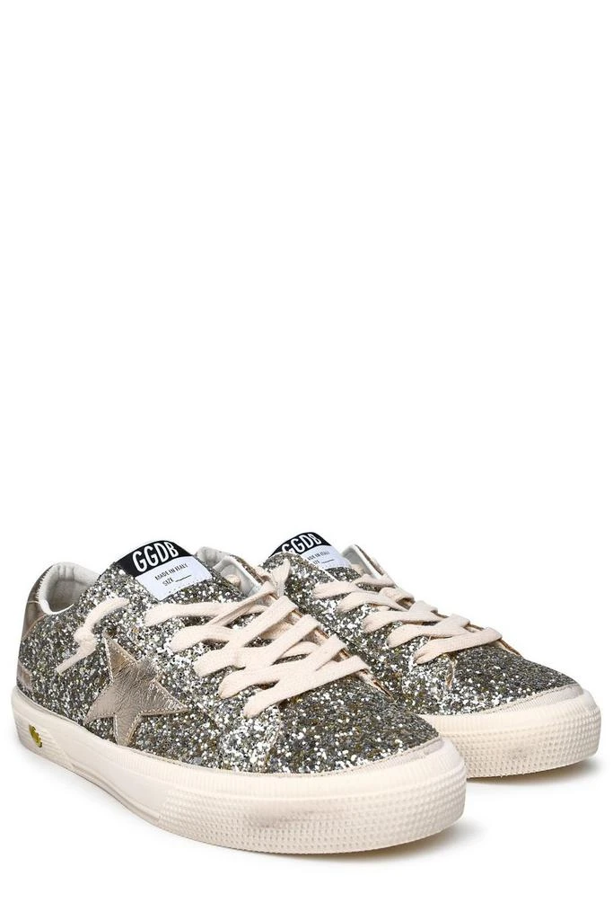 Golden Goose Kids Golden Goose Kids Glitter-Detailed Round Toe Sneakers 3