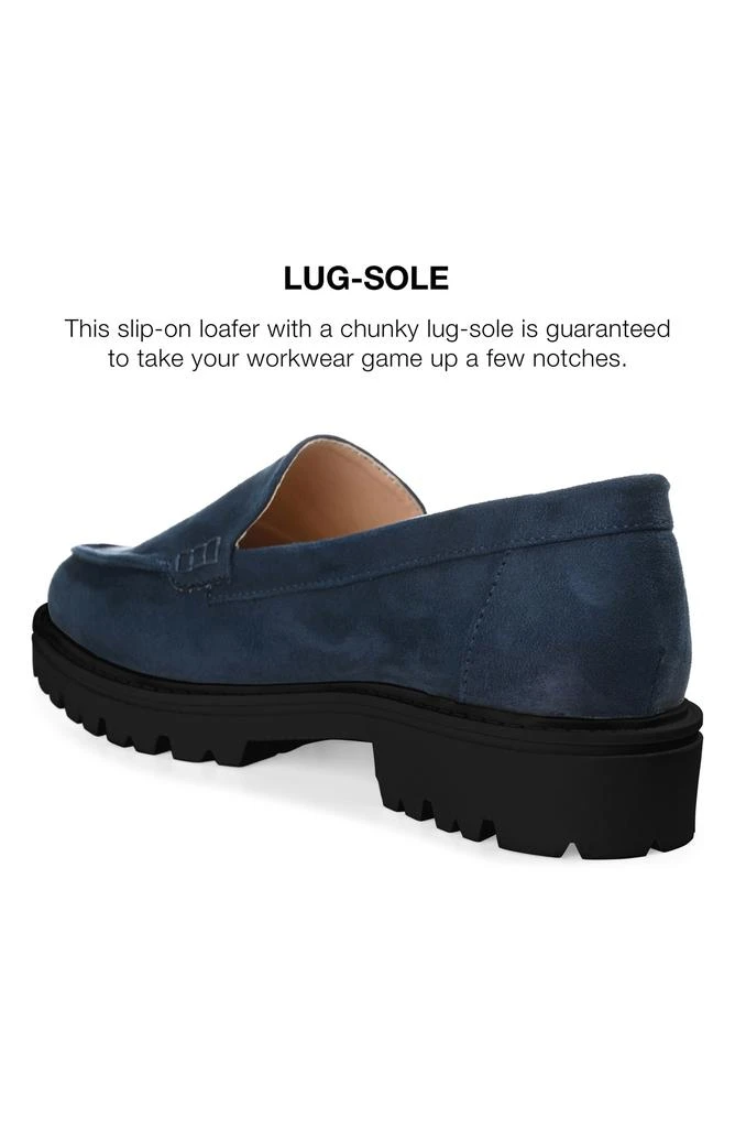 Journee Collection Ericka Lug Sole Platform Loafer - Wide Width 9