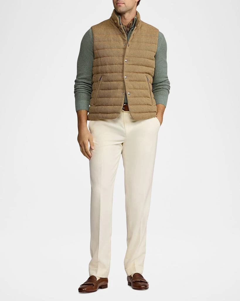 Ralph Lauren Men's Quilted Tweed Down Vest 2