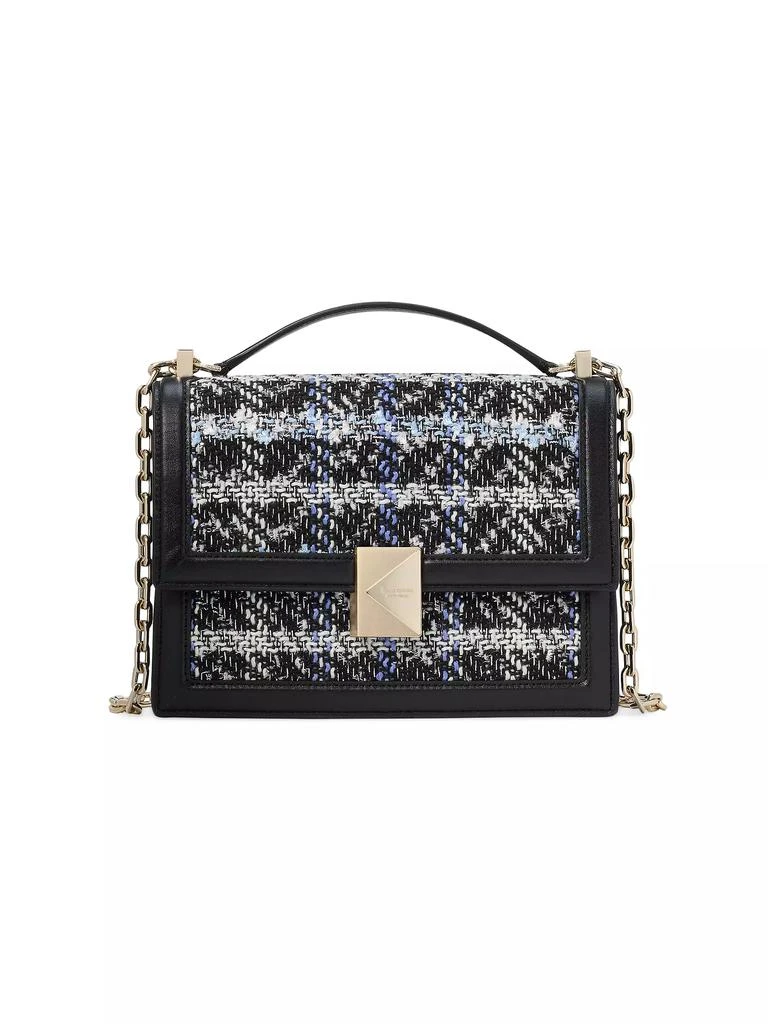 Kate Spade Deco Plaid Tweed Chain Shoulder Bag 1
