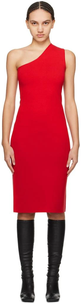Max Mara Red Palma Midi Dress 1