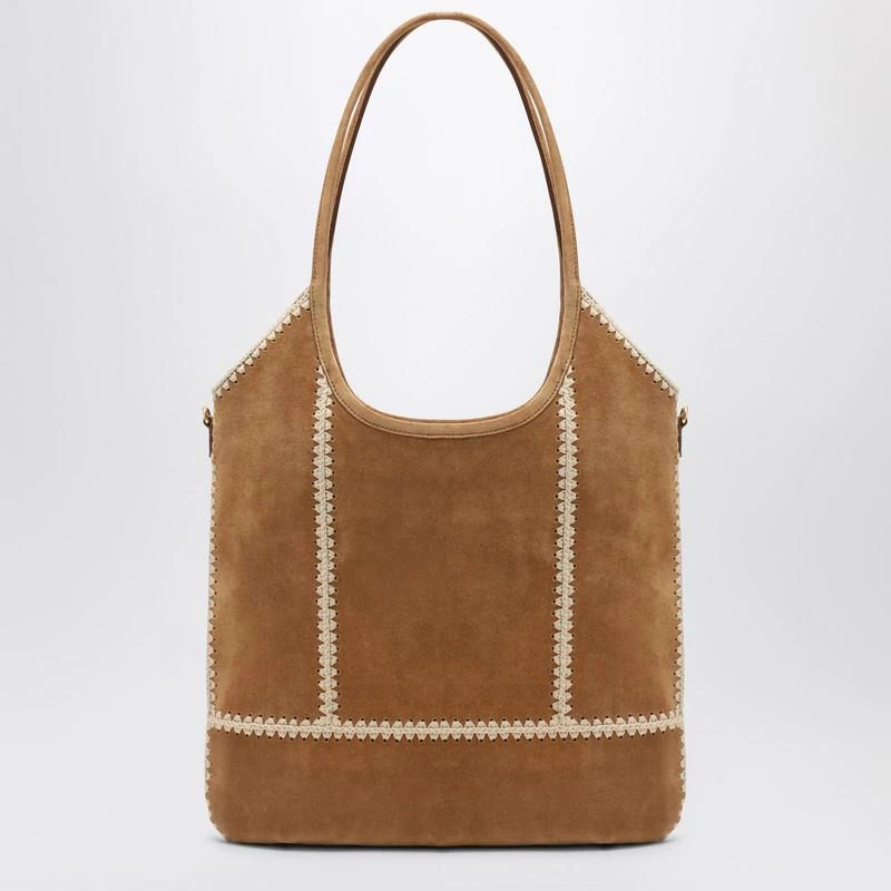 Miu Miu Ivy bag in suede and crochet 4