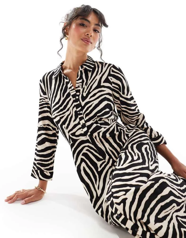 knee length dresses for ladies Yas – Yassavanna Long Shirt Dress – Dresses