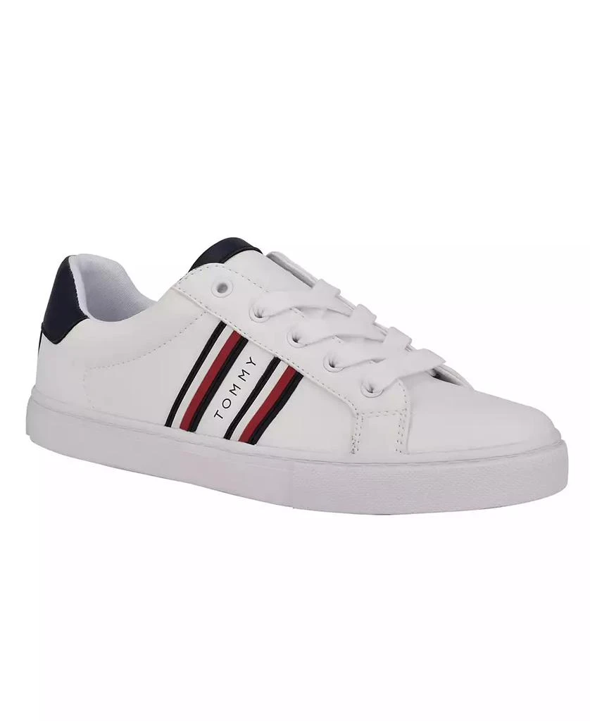 Tommy Hilfiger Women's Lendon Stripe Lace-Up Sneaker 1