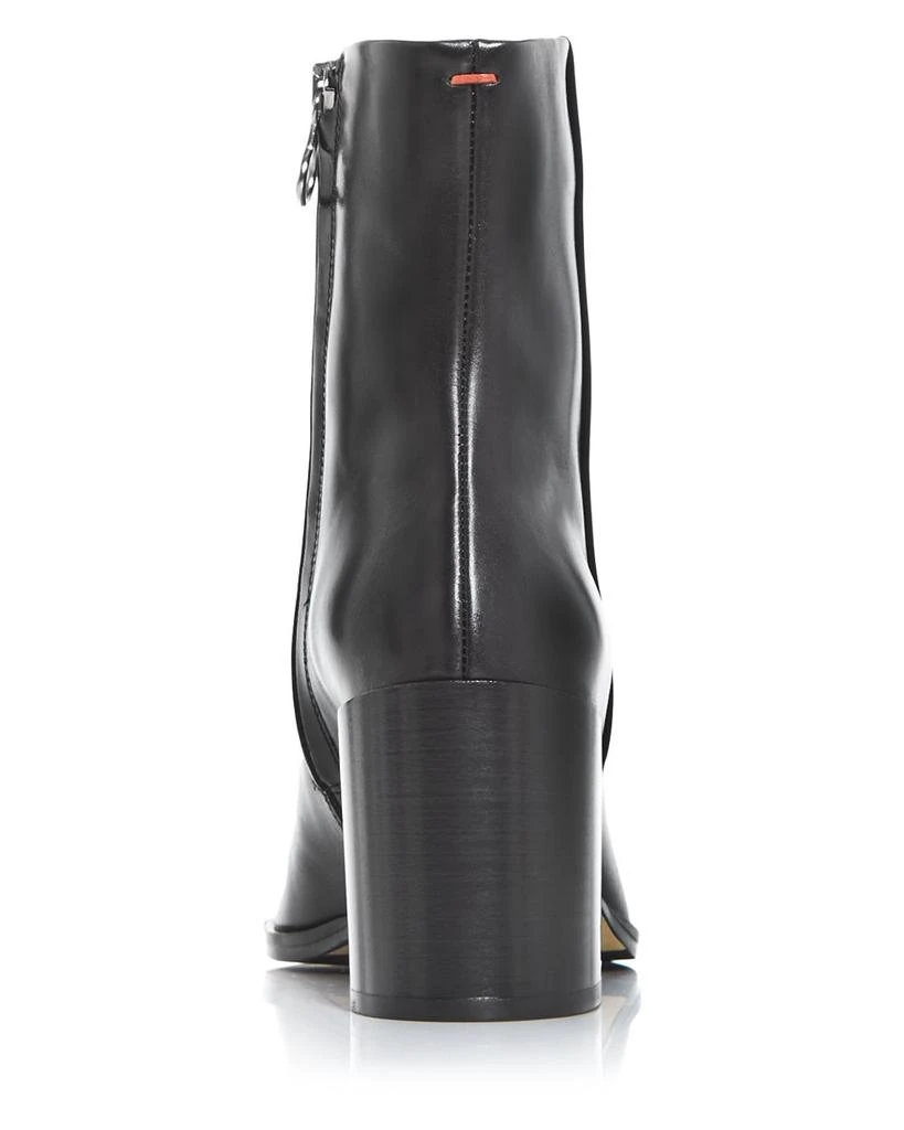 AEYDE Women's Leandra Black Block Heel Boots 4