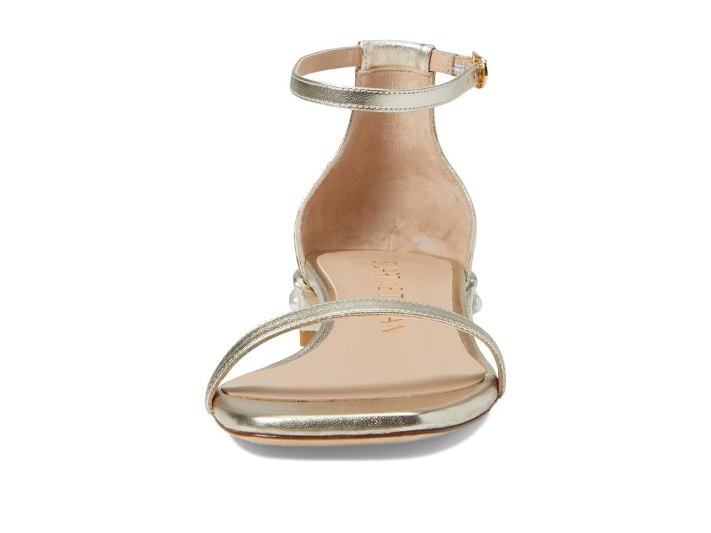 Stuart Weitzman Nudistcurve Pearl Flat Sandal 5