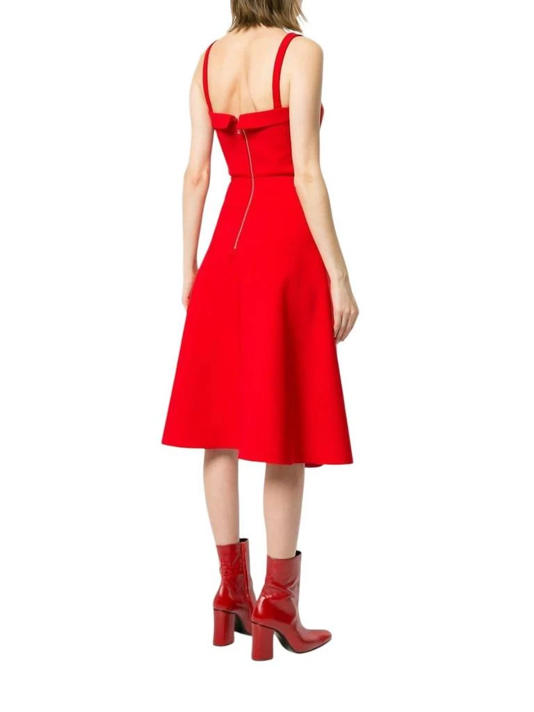 Dion Lee Dion Lee - Corset Bustier Double Wool Circle Loop Midi Dress 3
