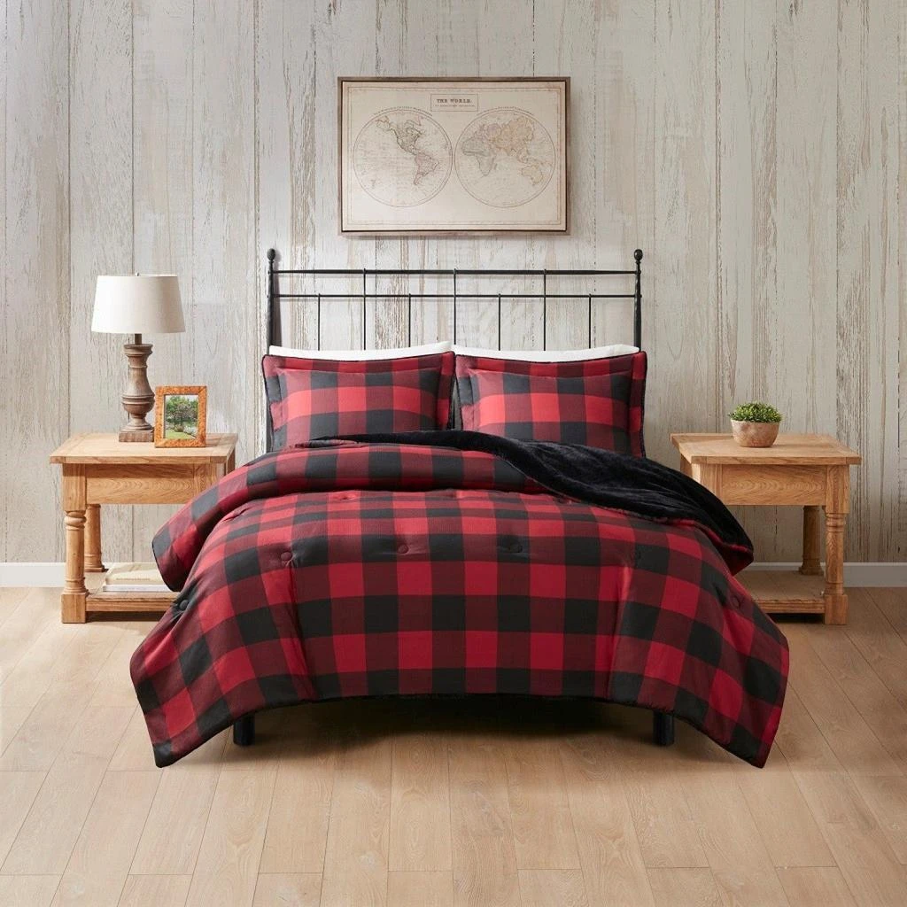 Streamdale Furniture Streamdale Faux Wool to Faux Fur Down Alternative Comforter Set