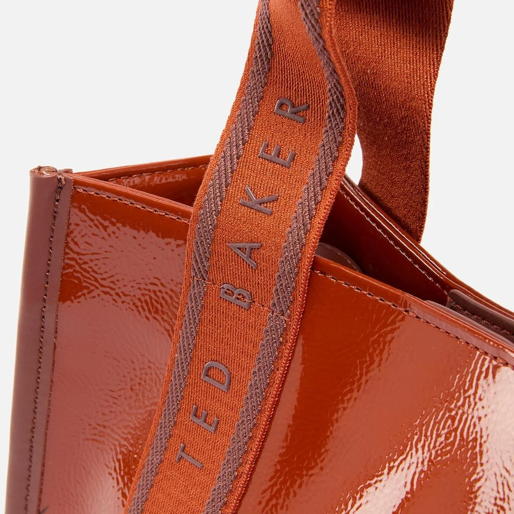 Ted Baker London Ted Baker Celiane Faux Patent Leather Tote Bag 4