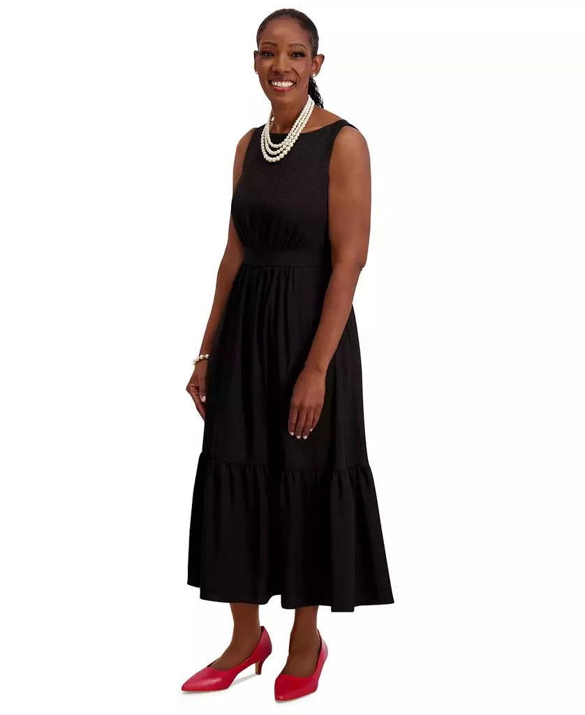 Kasper Women's Tiered Midi Dress, Regular & Plus Sizes 2