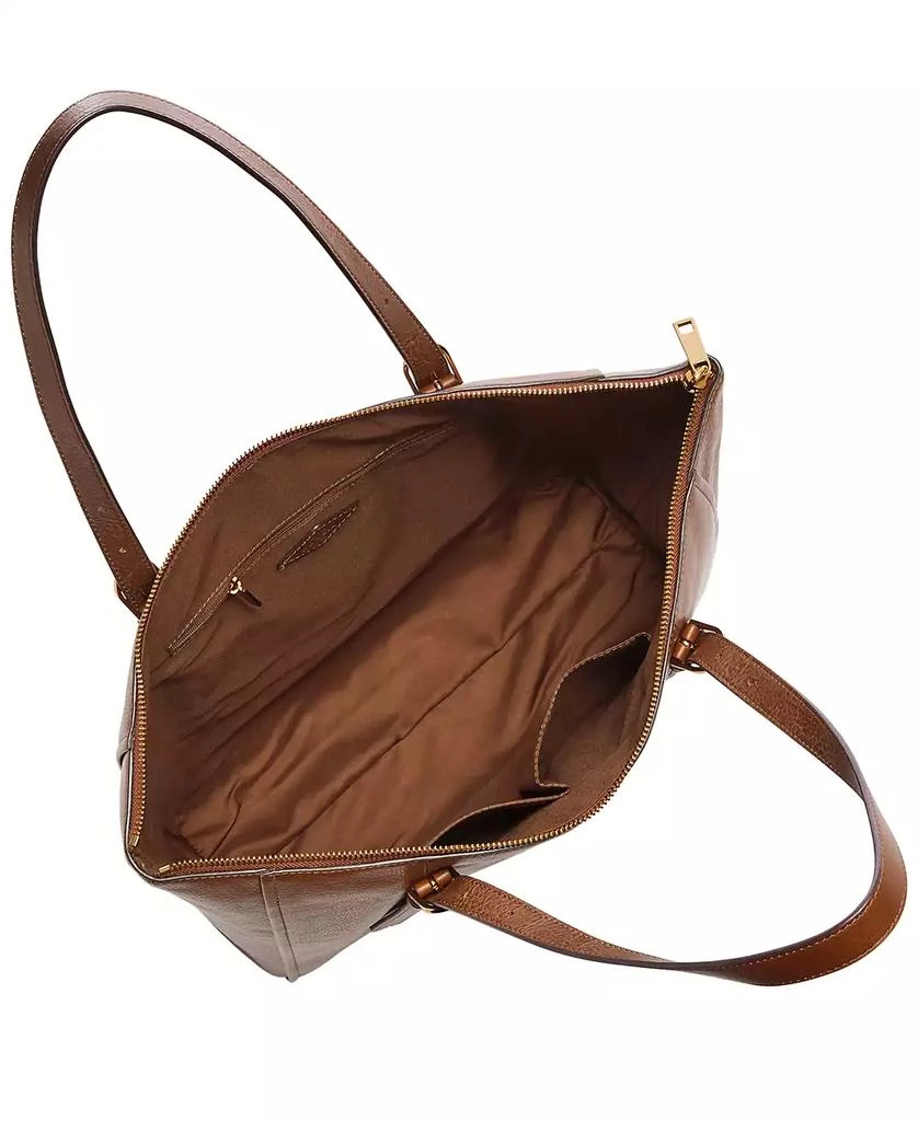 Fossil Carlie Leather Tote Bag 8
