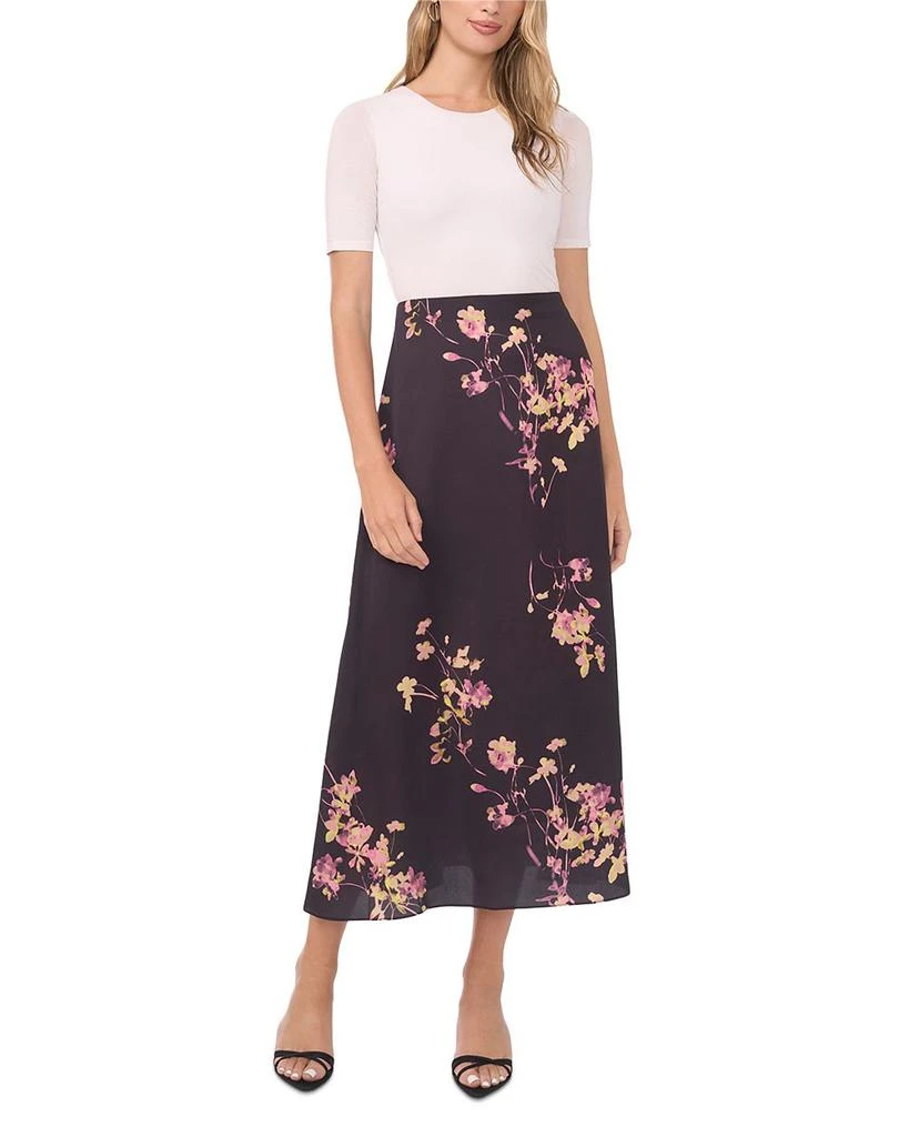 Vince Camuto A Line Slip Midi Skirt 2
