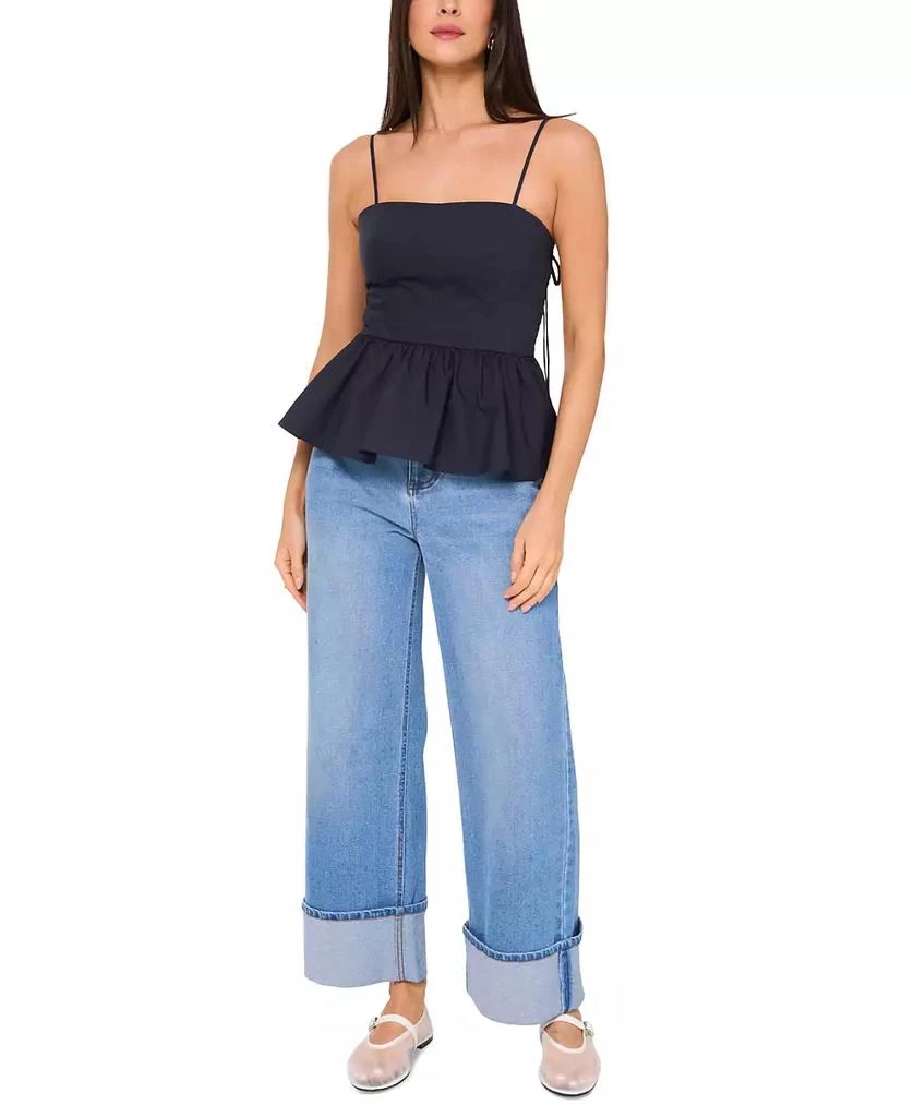 1. State Women's Cotton Peplum Top 5