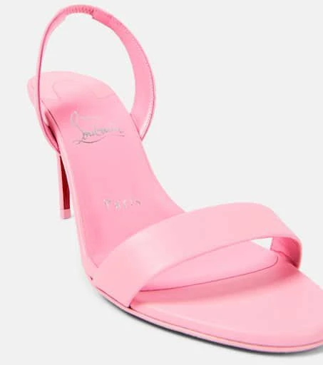 Christian Louboutin O Marylin 85 leather slingback sandals 6