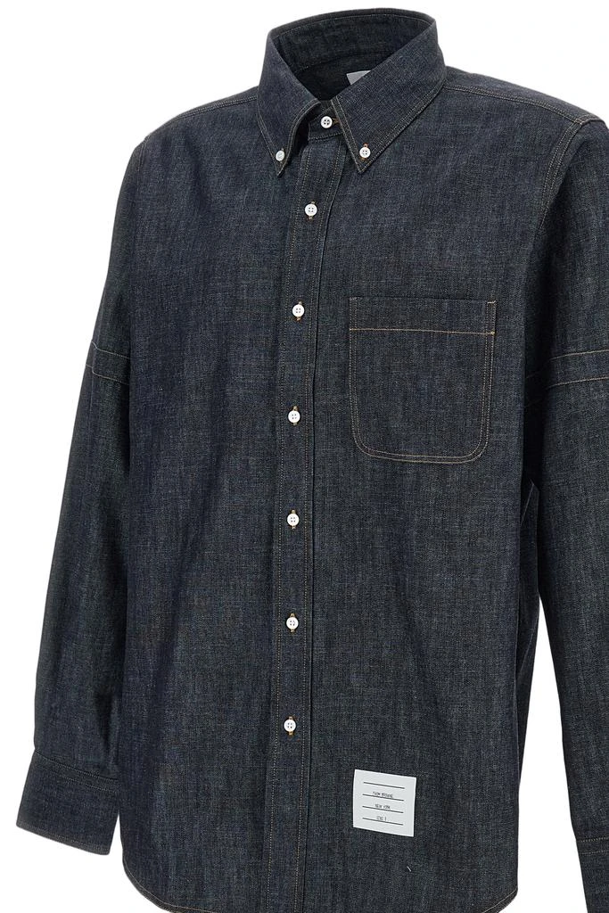 Thom Browne Straight Fit Denim Shirt 3