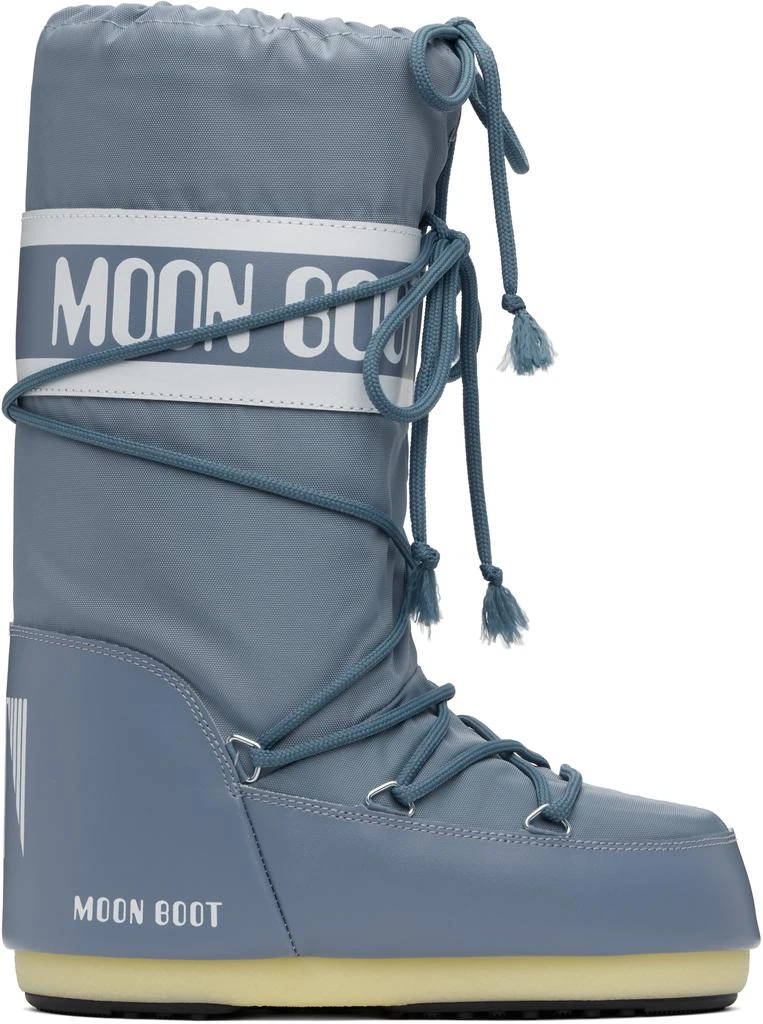 Moon Boot Blue Icon Nylon Boots 1
