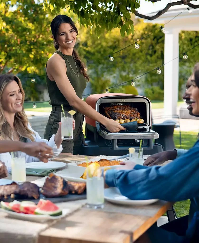 Ninja Woodfire Pizza Oven, 8-in-1 Outdoor Oven, 5 Pizza Settings, Up to 700 Fahrenheit High Heat, BBQ (Barbecue) Smoker - OO101 11
