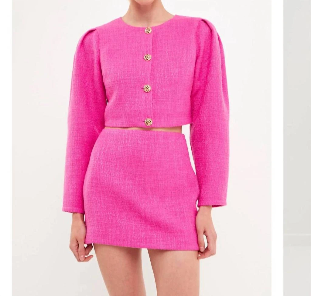 Endless Rose Crop Tweed Jacket 5