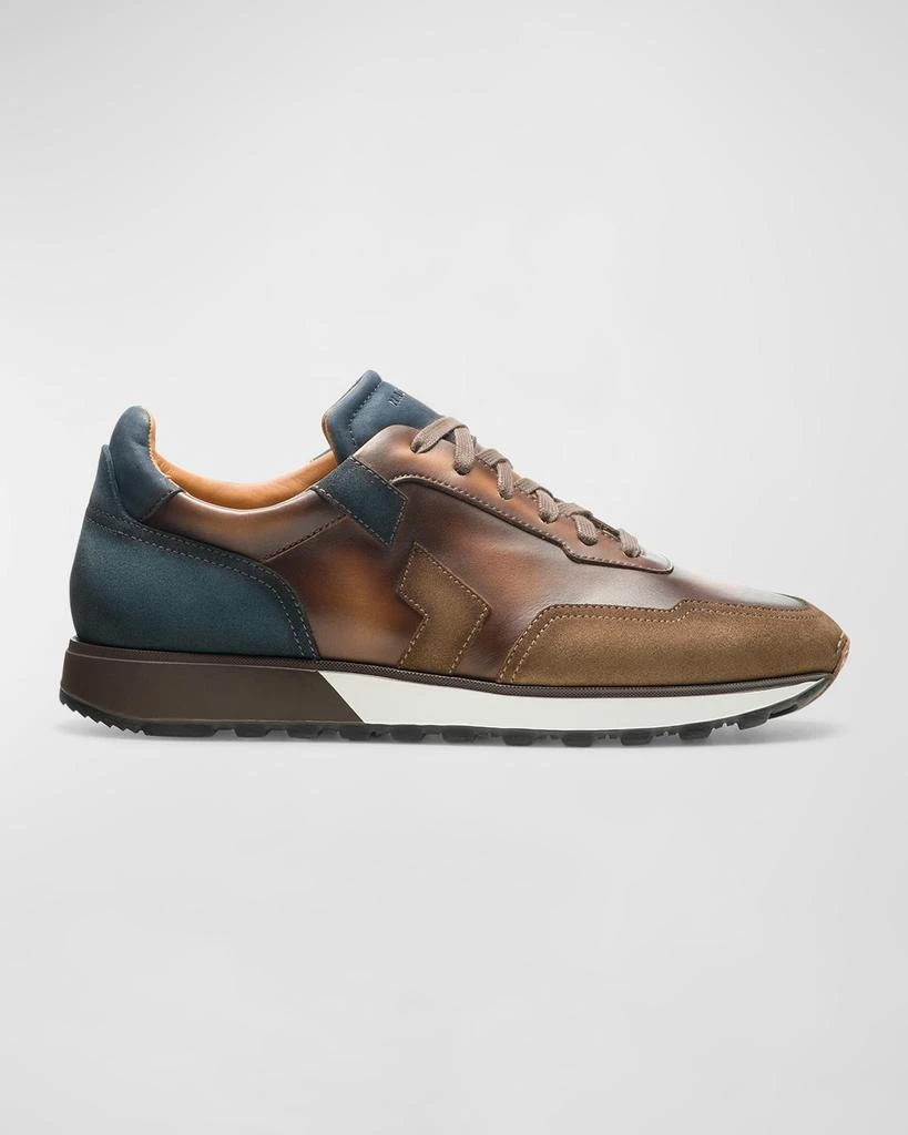 Magnanni Men's Aero Hand-Painted Runner Sneakers 1