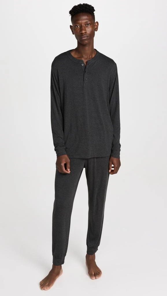 Eberjey Henry Modal Long PJ Set 6