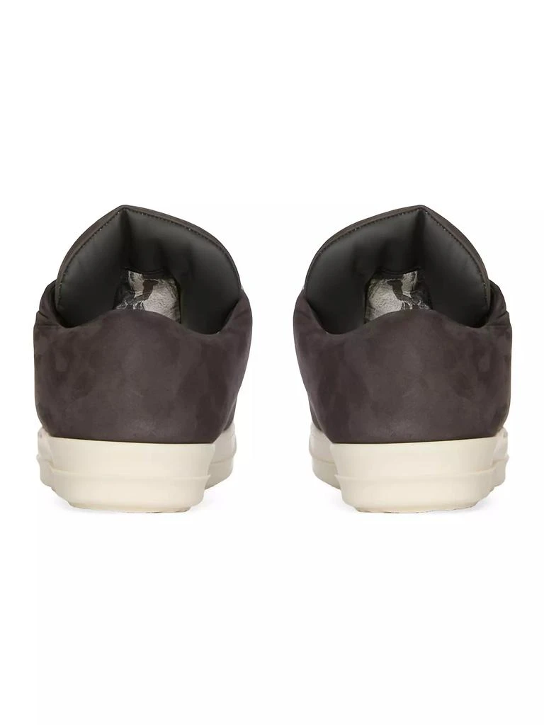 Rick Owens Jumbo Lace Padded Leather Sneakers 4
