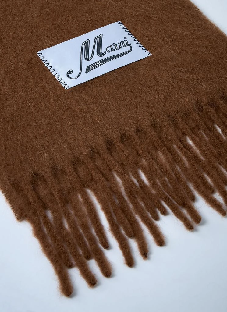 Marni Fringed Wool Scarf 2