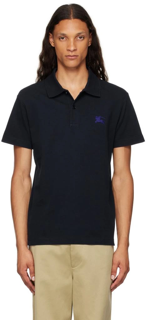Burberry Blue Organic Cotton Polo 1