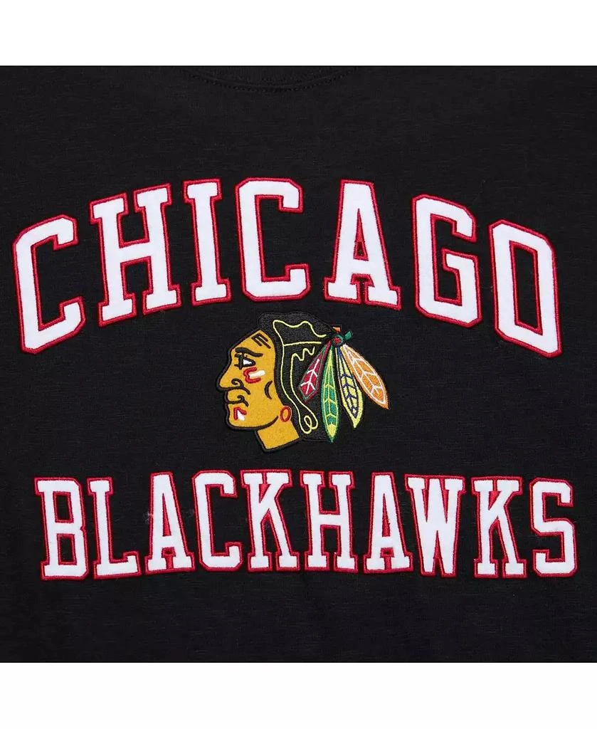 Mitchell & Ness Men's Black Chicago Blackhawks Legendary Slub T-Shirt 3