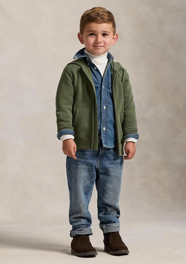 Ralph Lauren Boys 2-7 Fleece Full-Zip Hoodie