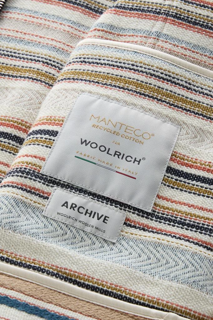 Woolrich Gentry Overshirt in Manteco Recycled Cotton Blend - Women - Multicolor 5