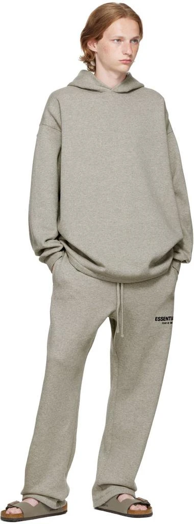 Essentials Gray Relaxed Hoodie 4