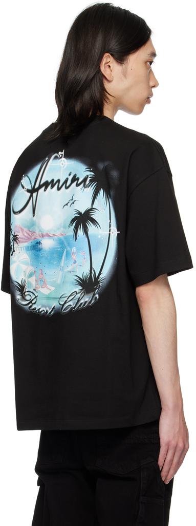 AMIRI Black Amiri Paradise Airbrush T-Shirt - T-Shirts