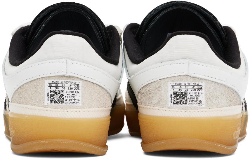 Adidas White Bad Bunny Edition Gazelle Indoor Sneakers