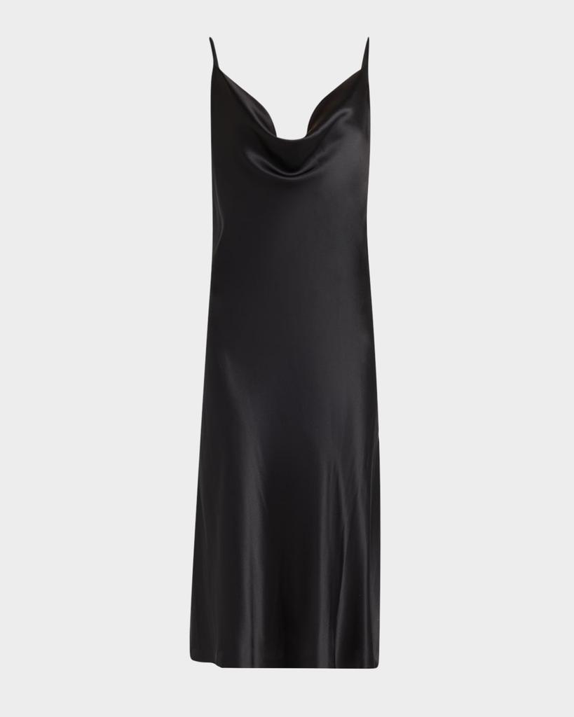 Christine Lingerie Sleeveless Cowl-Neck Silk Nightgown