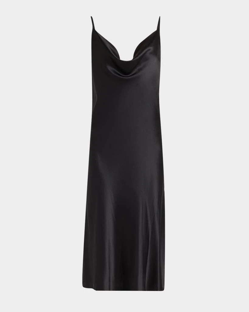 Christine Lingerie Sleeveless Cowl-Neck Silk Nightgown 1