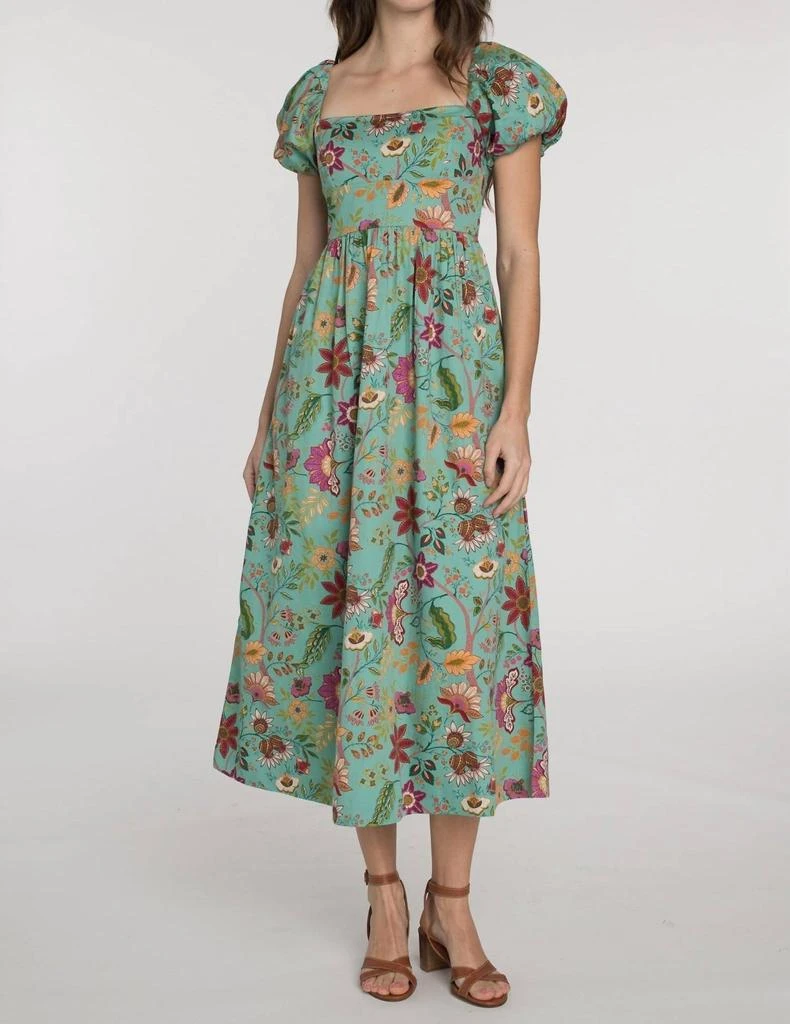 Elizabeth and James Allie Midi Dress In Exotic Flower 1