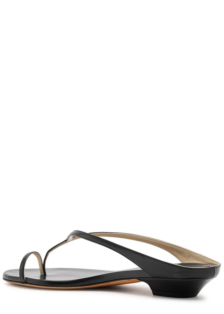 Khaite Marion leather thong sandals 2