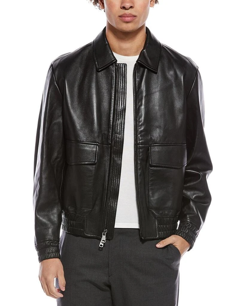 Todd Snyder Todd Snyder Leather Bomber Jacket