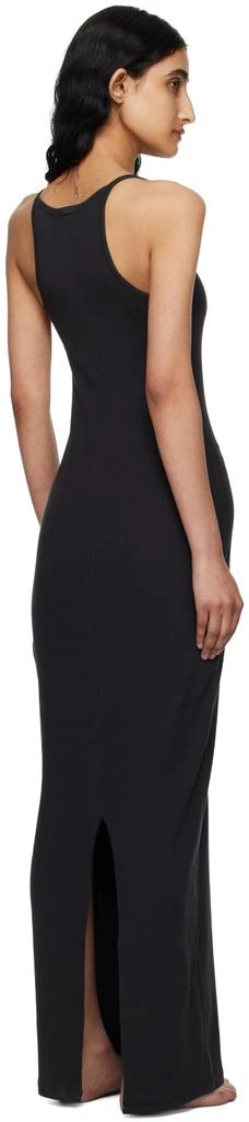 SKIMS Black Cotton Rib Long Cami Maxi Dress 3
